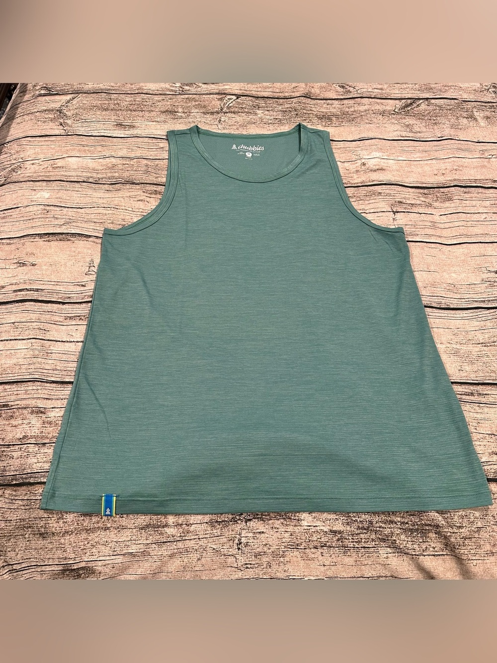 Chubbies Athletic Tank Top in Green Size Medium, Athleisure, Sports, Gym